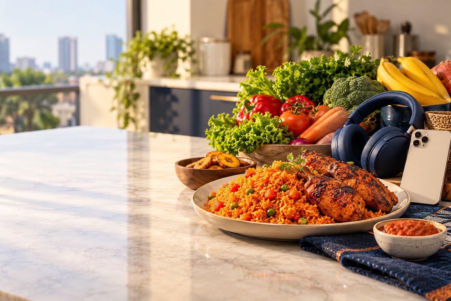 Food, groceries and useful products available through MartFlex